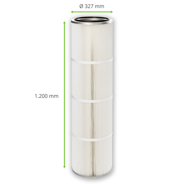 Cartouche filtrante, 327 x 1200 mm, ePTFE, TEKA