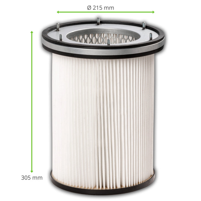Cartouche filtrante, 215 x 305 mm, 1,2 m², ePTFE, compatible avec TEKA Dustoo