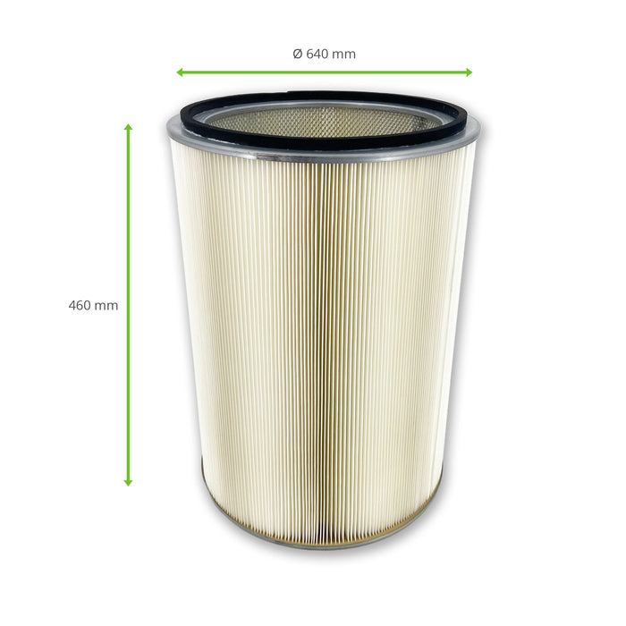 Cartouche filtrante, 640 x 460 mm, 17 m², PTFE, ESTA CASTOLIN