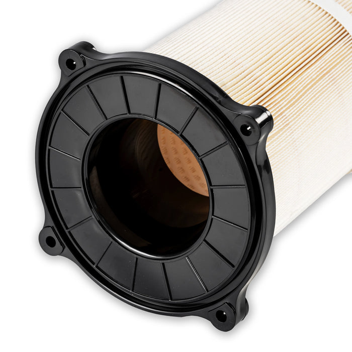 Cartouche filtrante, 185 x 1370 mm, cellulose / voile polyester ignifugé, compatible avec DANTHERM DISA NEDERMAN