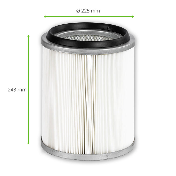 Cartouche filtrante, 225 x 243 mm, nanofibre polyester, compatible avec ENGMAR Atmoflow