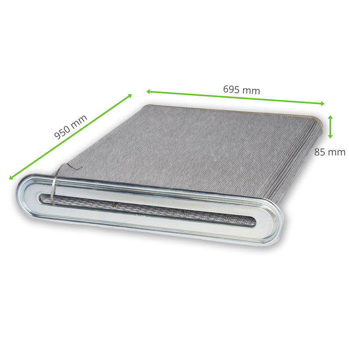 Set de 6 | Plaque filtrante, 695 x 85 x 950 mm, non-tissé polyester antistatique (10 m²), Nederman FilterMax DX