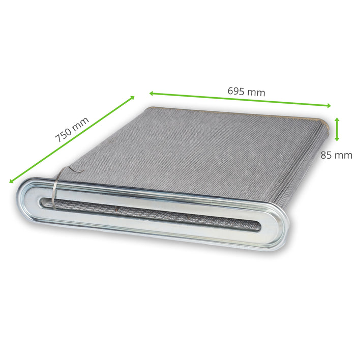 Set de 6 | Plaque filtrante, 695 x 85 x 750 mm, non-tissé polyester avec imprégnation PTFE, Nederman FilterMax F