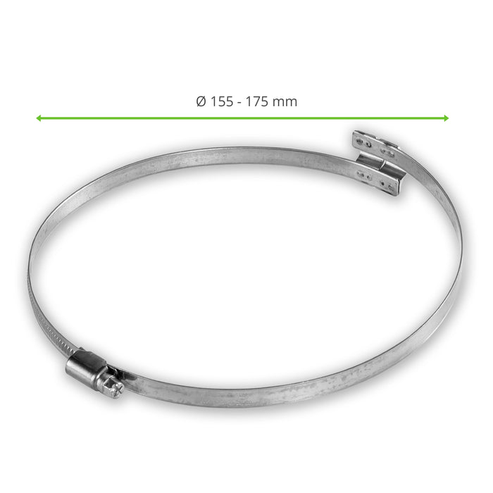 Collier de serrage pour tuyau d’aspiration et de refoulement NW 155-175 mm